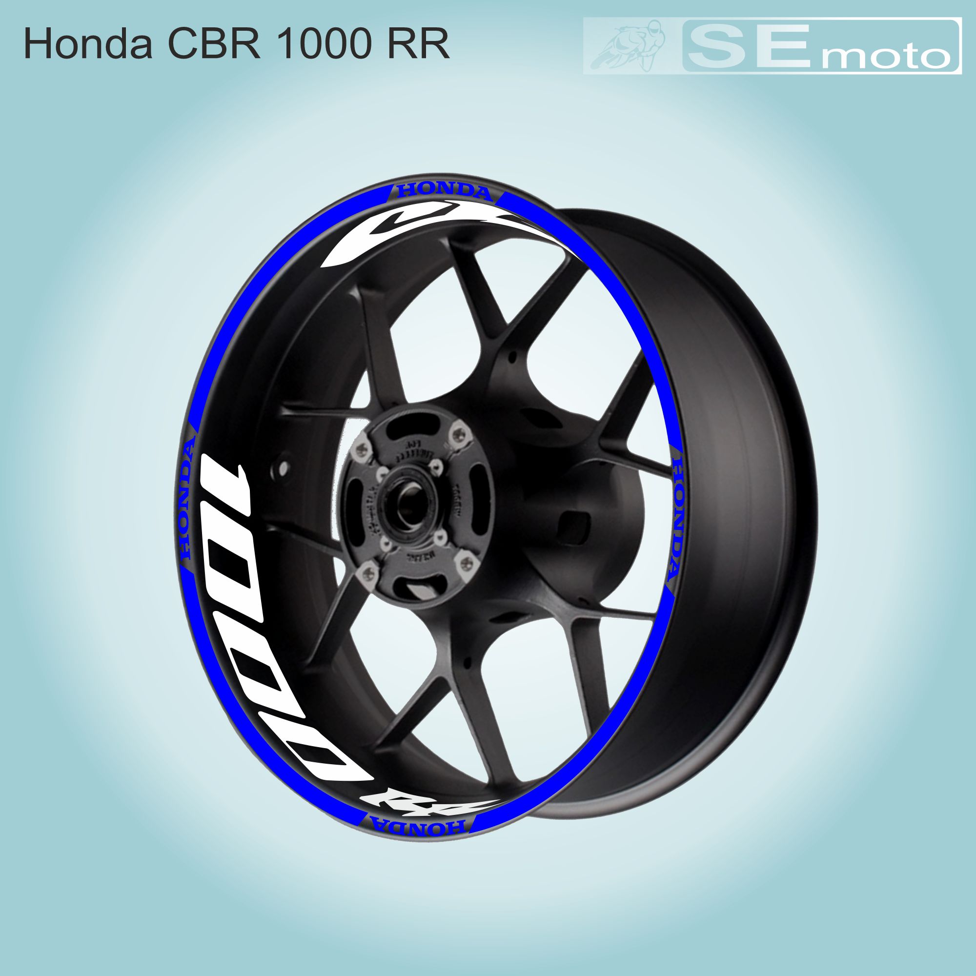 Наклейки на диски Honda CBR 1000 RR WR - фото7
