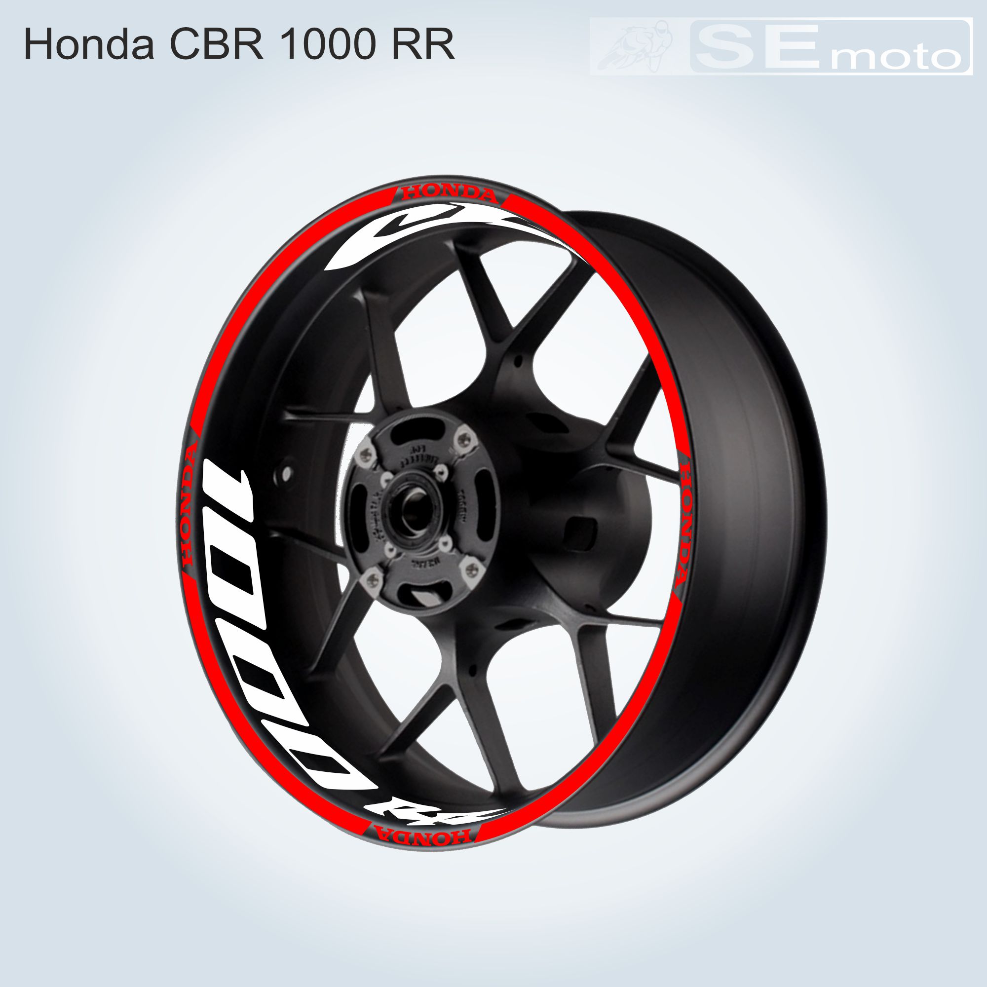 Наклейки на диски Honda CBR 1000 RR WR - фото8