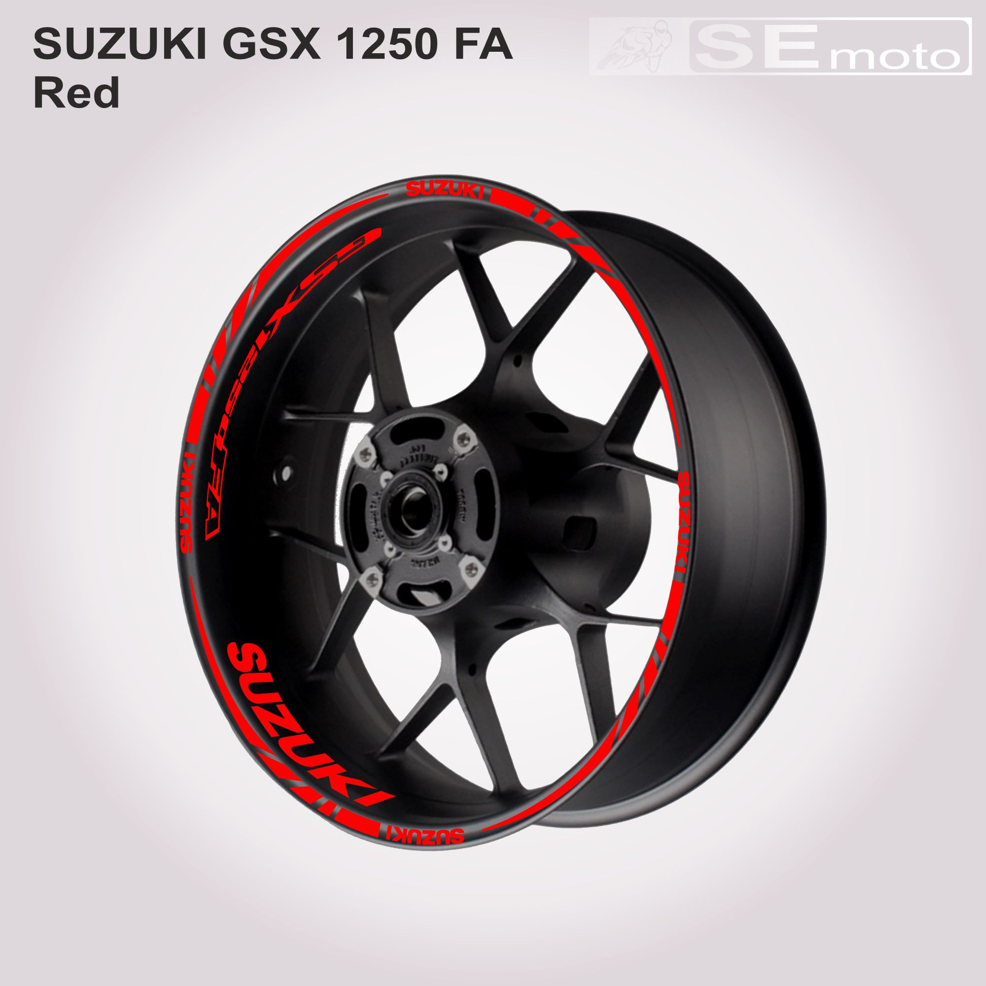 Наклейки на диски Suzuki GSX 1250 FA 002 - фото2