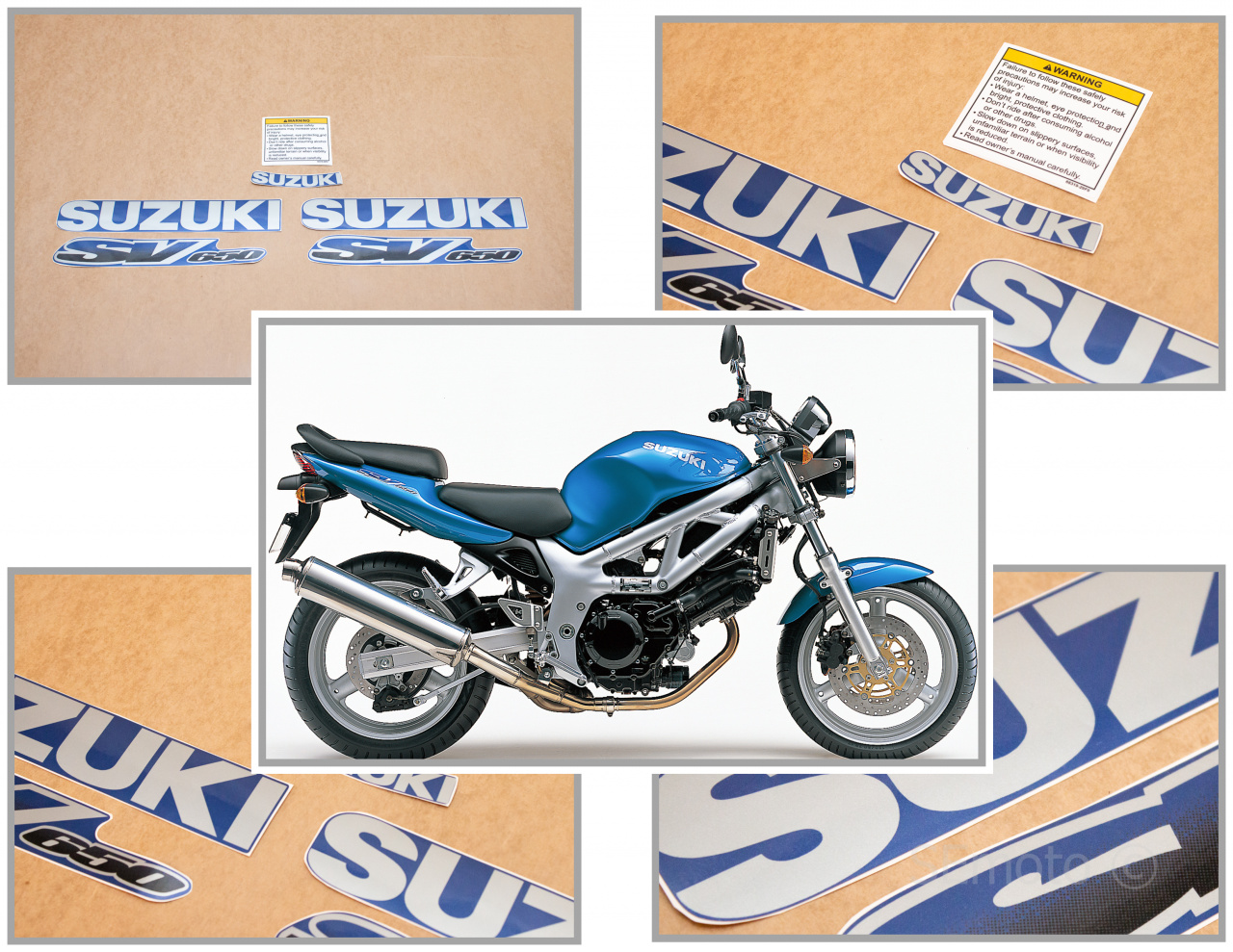 SUZUKI SV 650 1999-02 синий