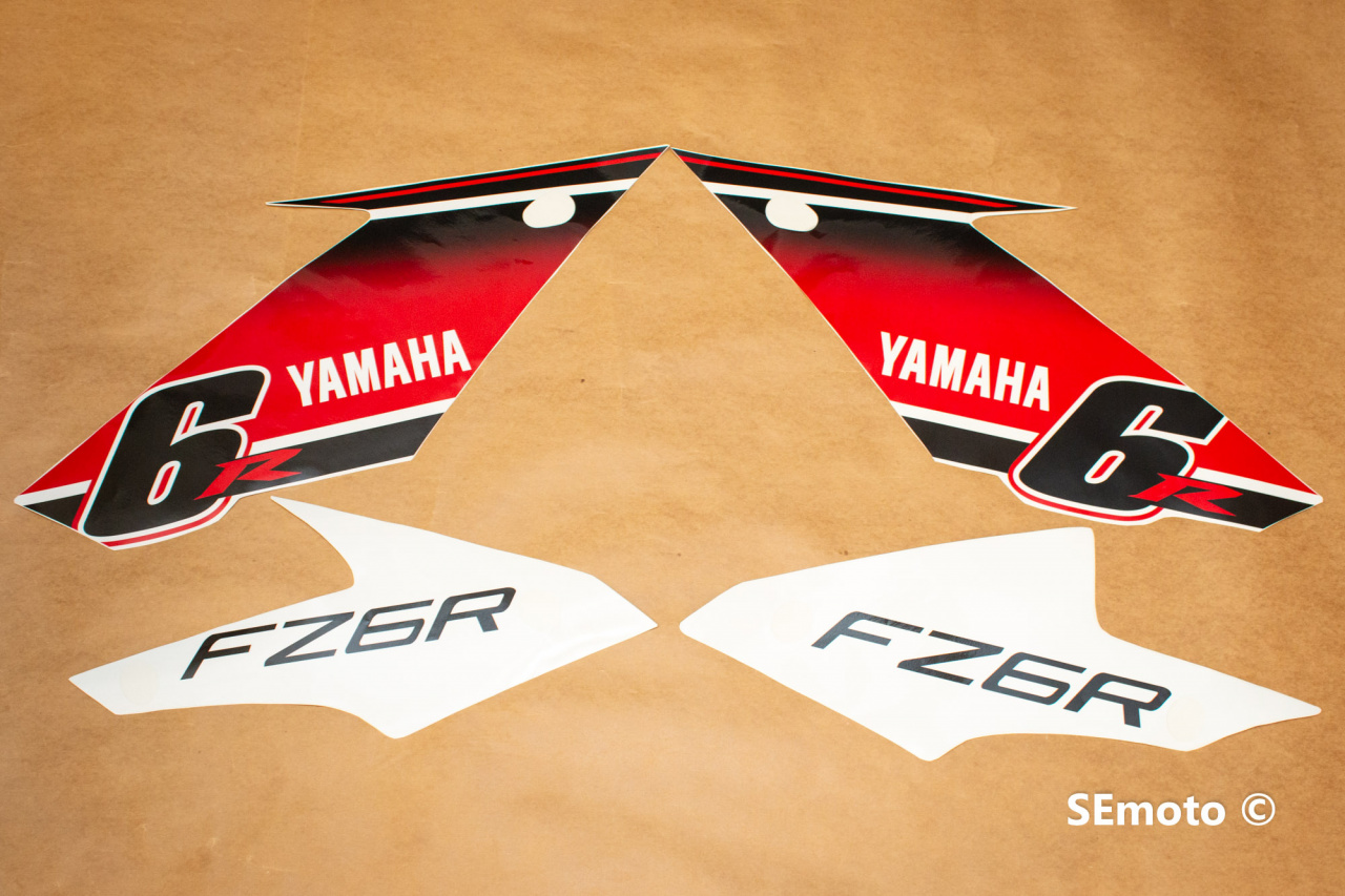 Yamaha FZ6R 2014 бело-черно-красный - фото2