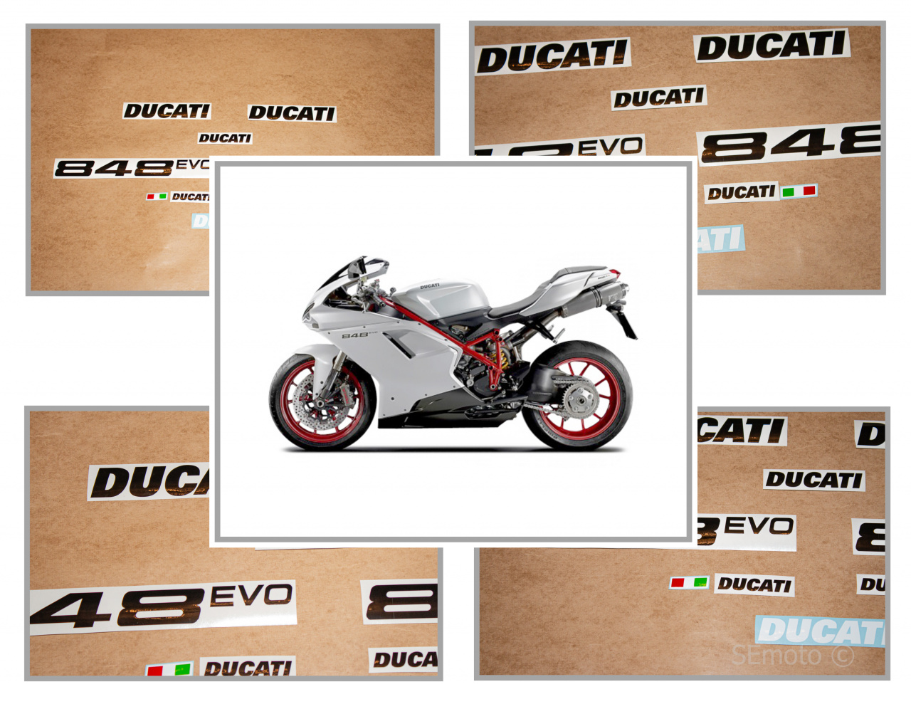 Ducati 848 evo WHITE - фото