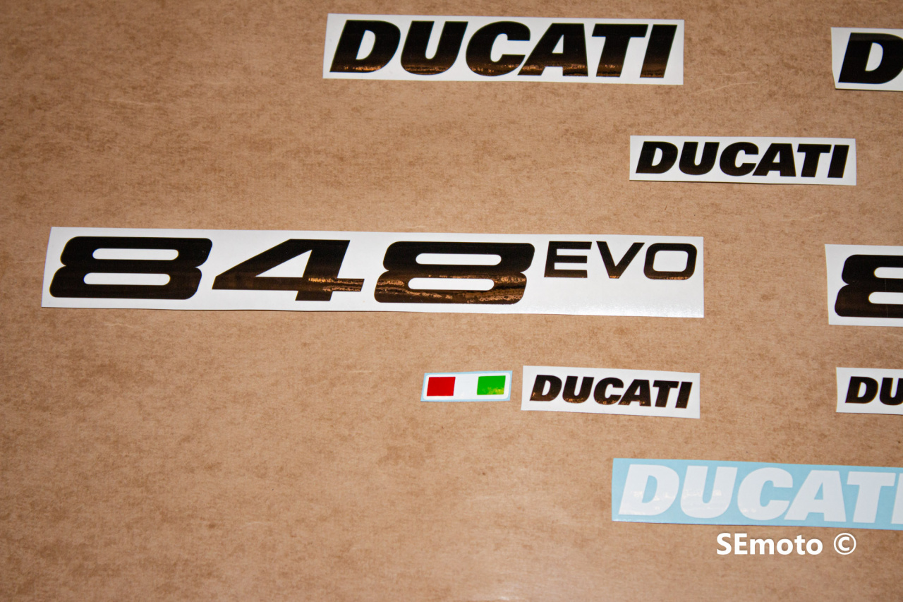 Ducati 848 evo WHITE