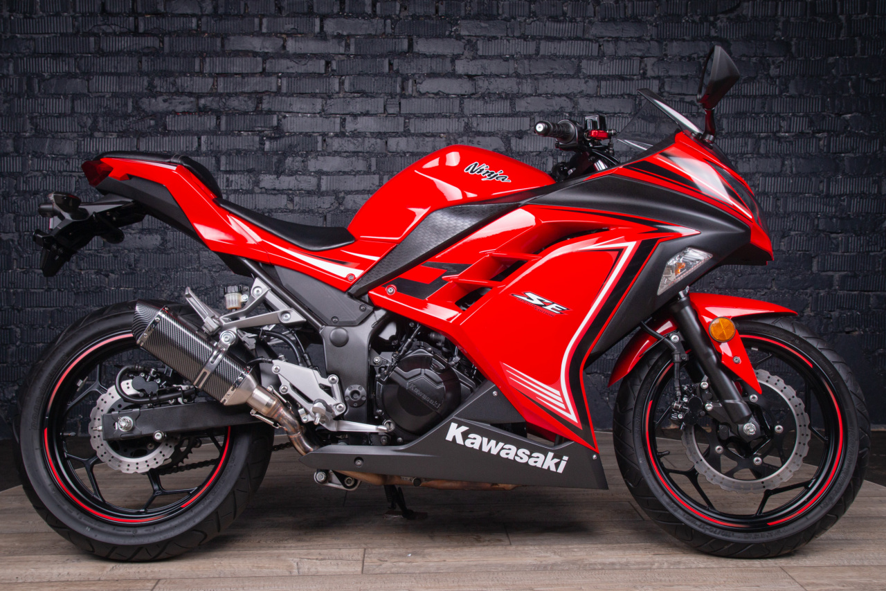 Kawasaki Ninja 300 SE красный