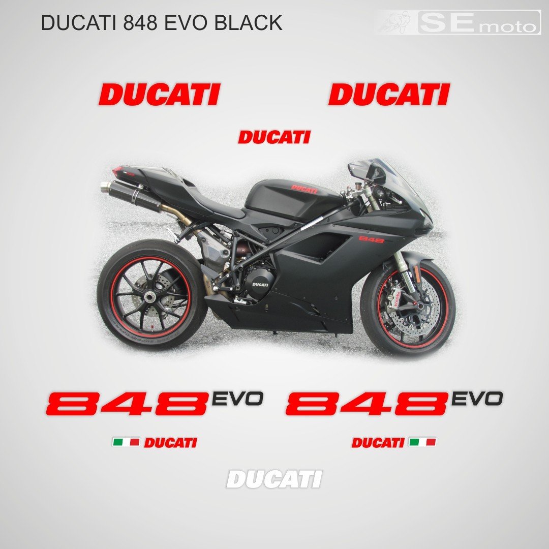 Ducati 848 evo BLACK - фото
