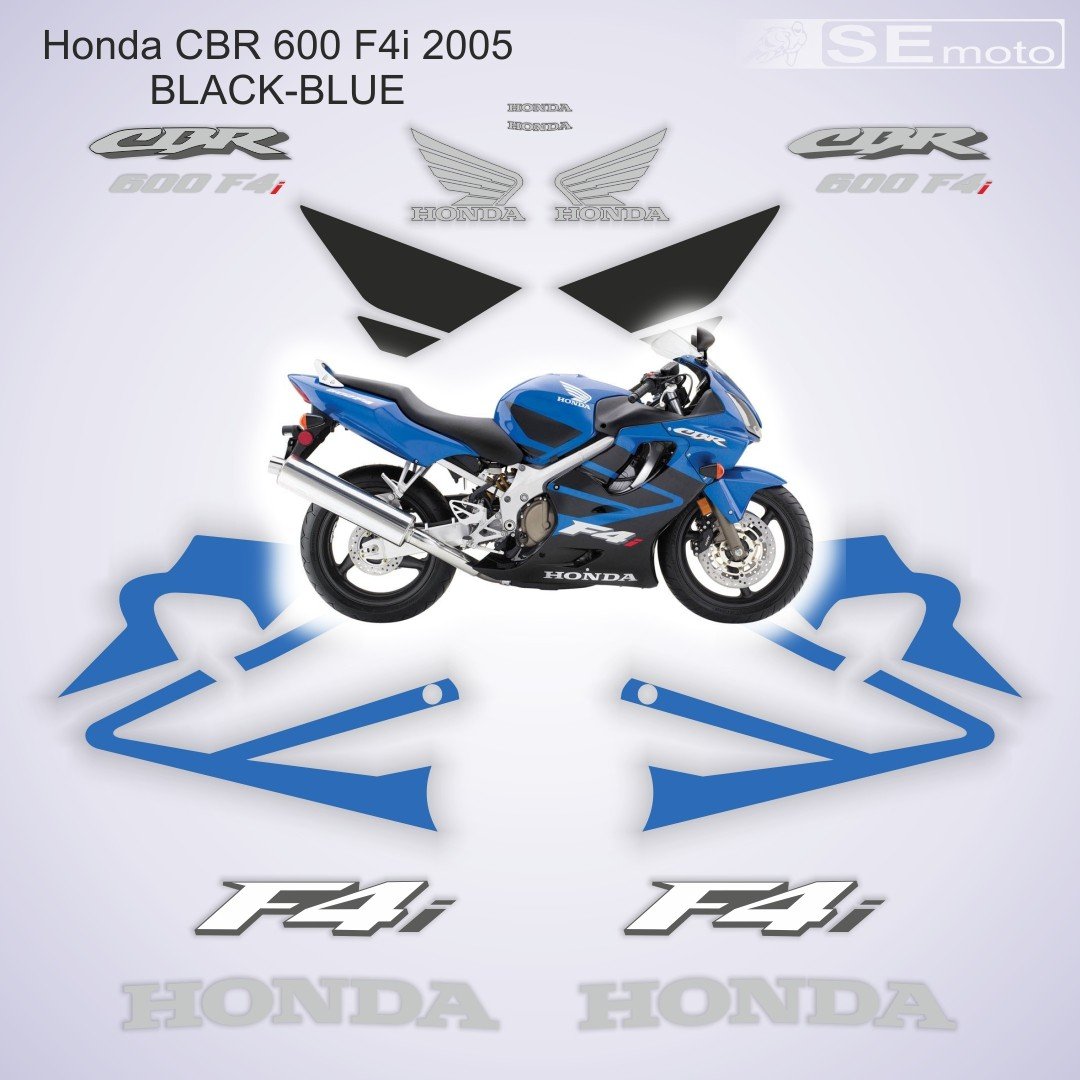 Honda CBR 600 F4i 2005 г. в. синий- фото