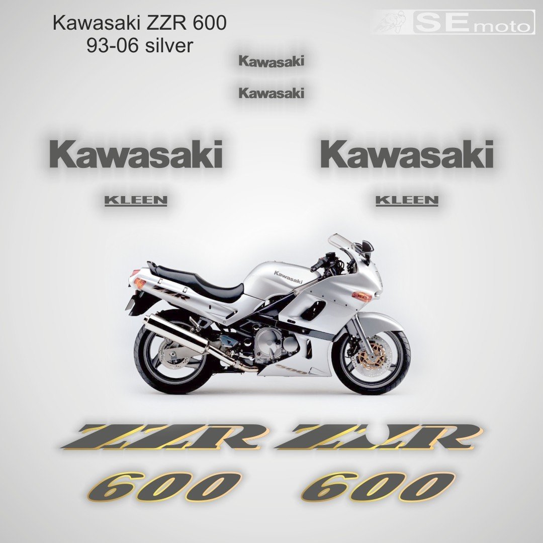 Kawasaki ZZR 600 93-06 SILVER - фото
