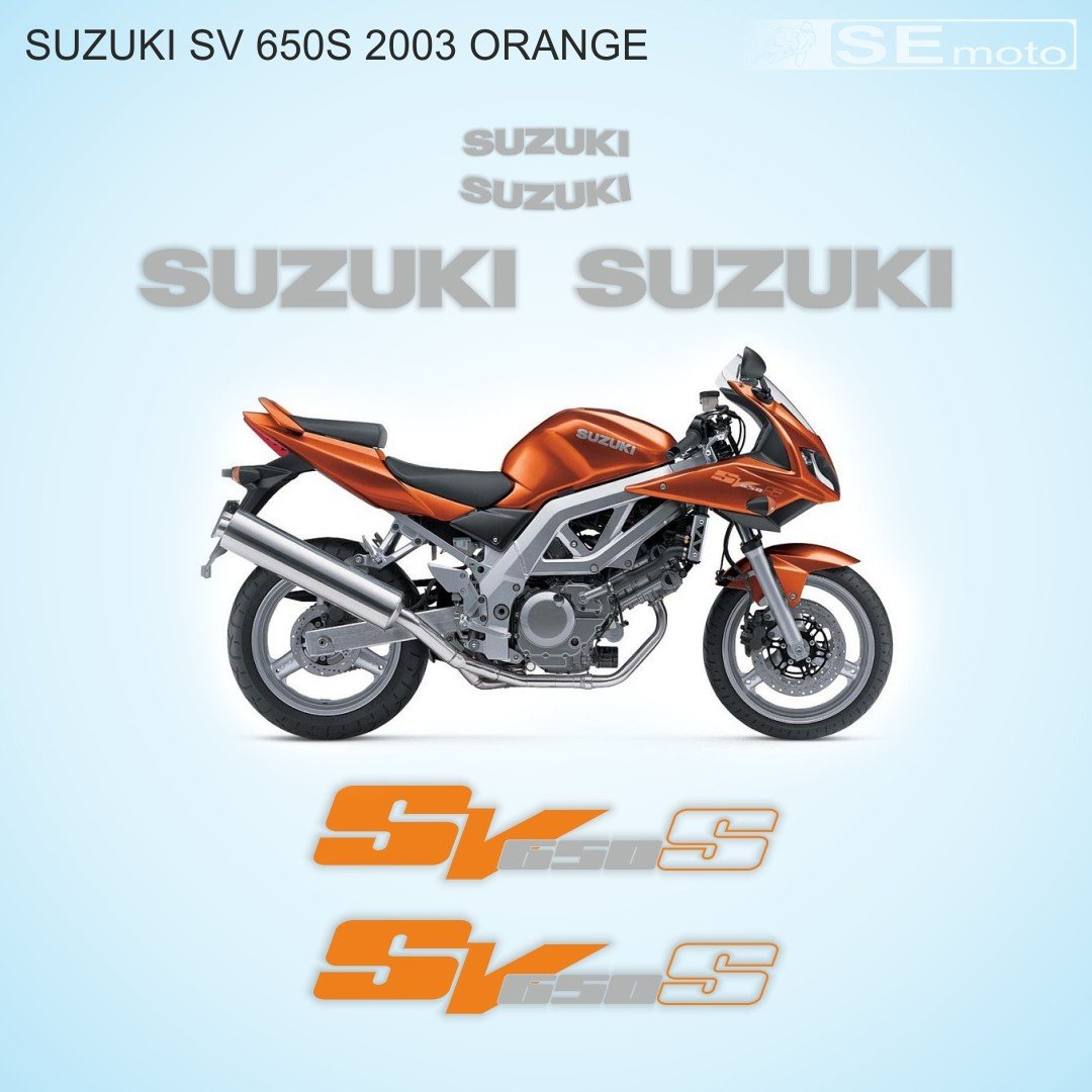 SUZUKI SV 650 S 2003 оранжевый