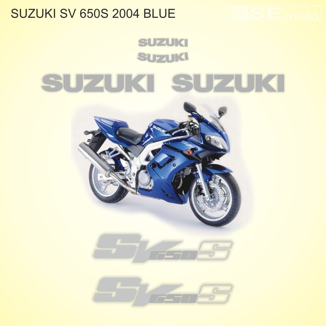 SUZUKI SV 650 S 2004 синий - фото