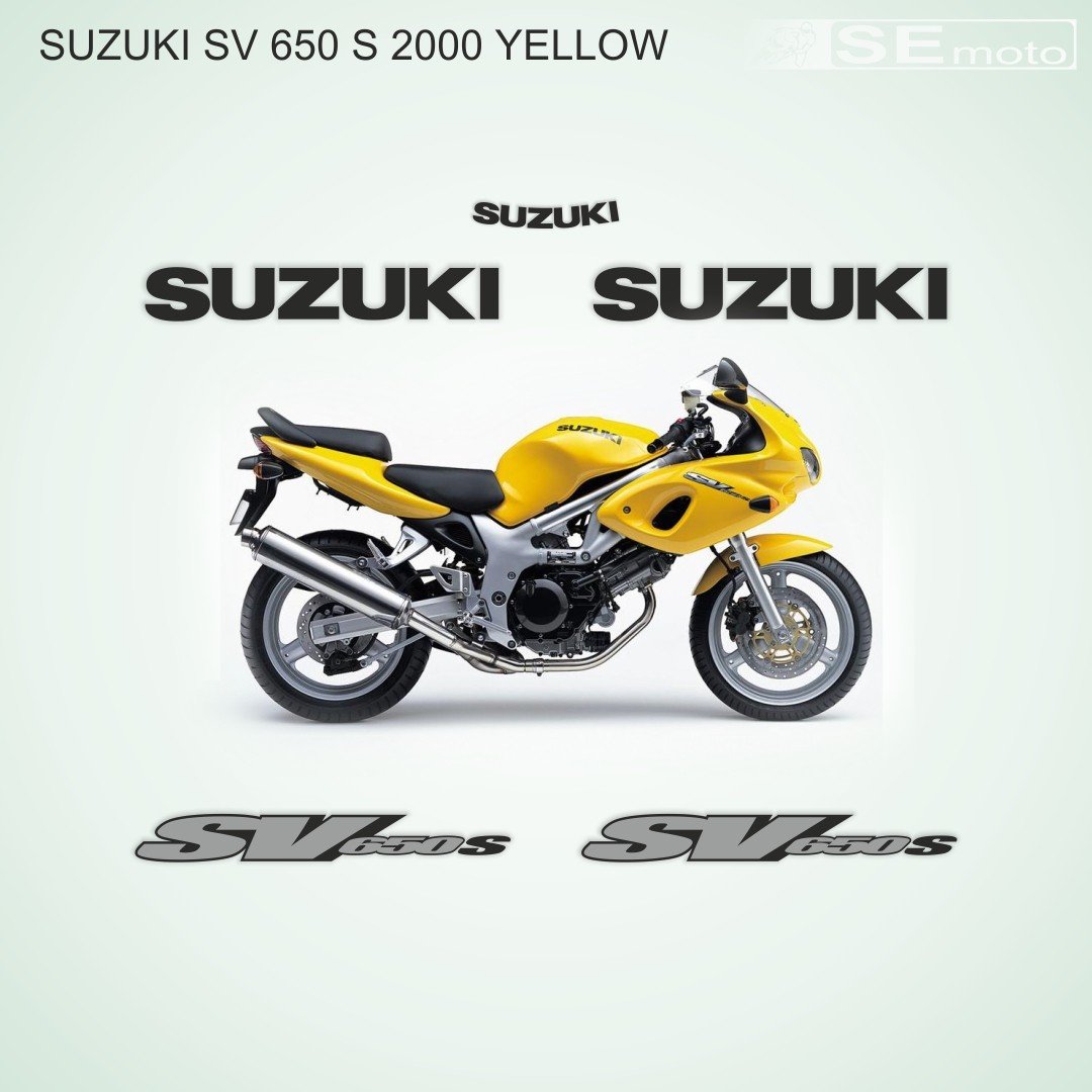 SUZUKI SV 650 S 2000 желтый - фото