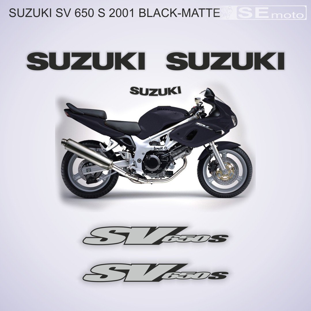 SUZUKI SV 650 S 2001 черно-матавый - фото