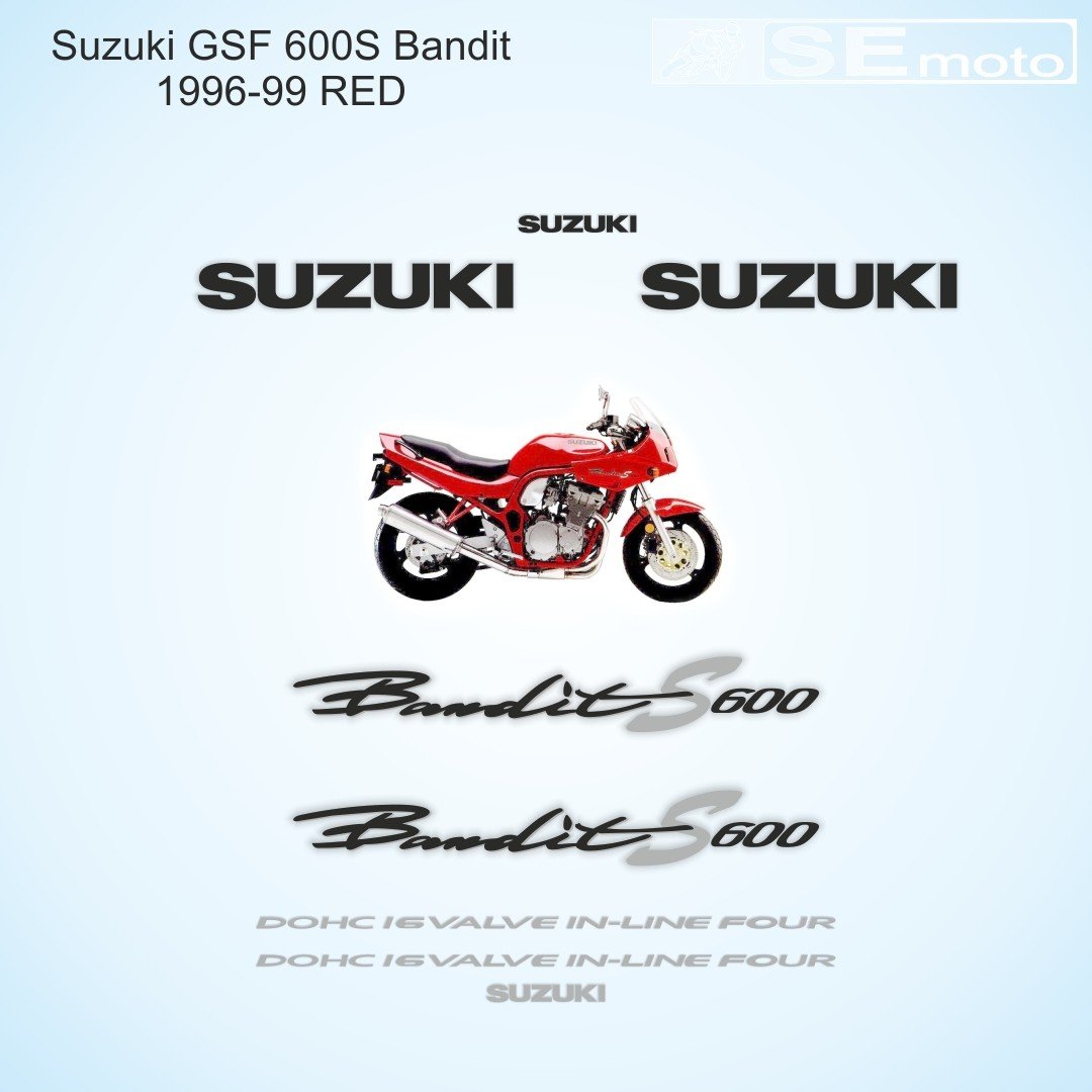 Suzuki GSF 600S Bandit 1996-99 г. красный