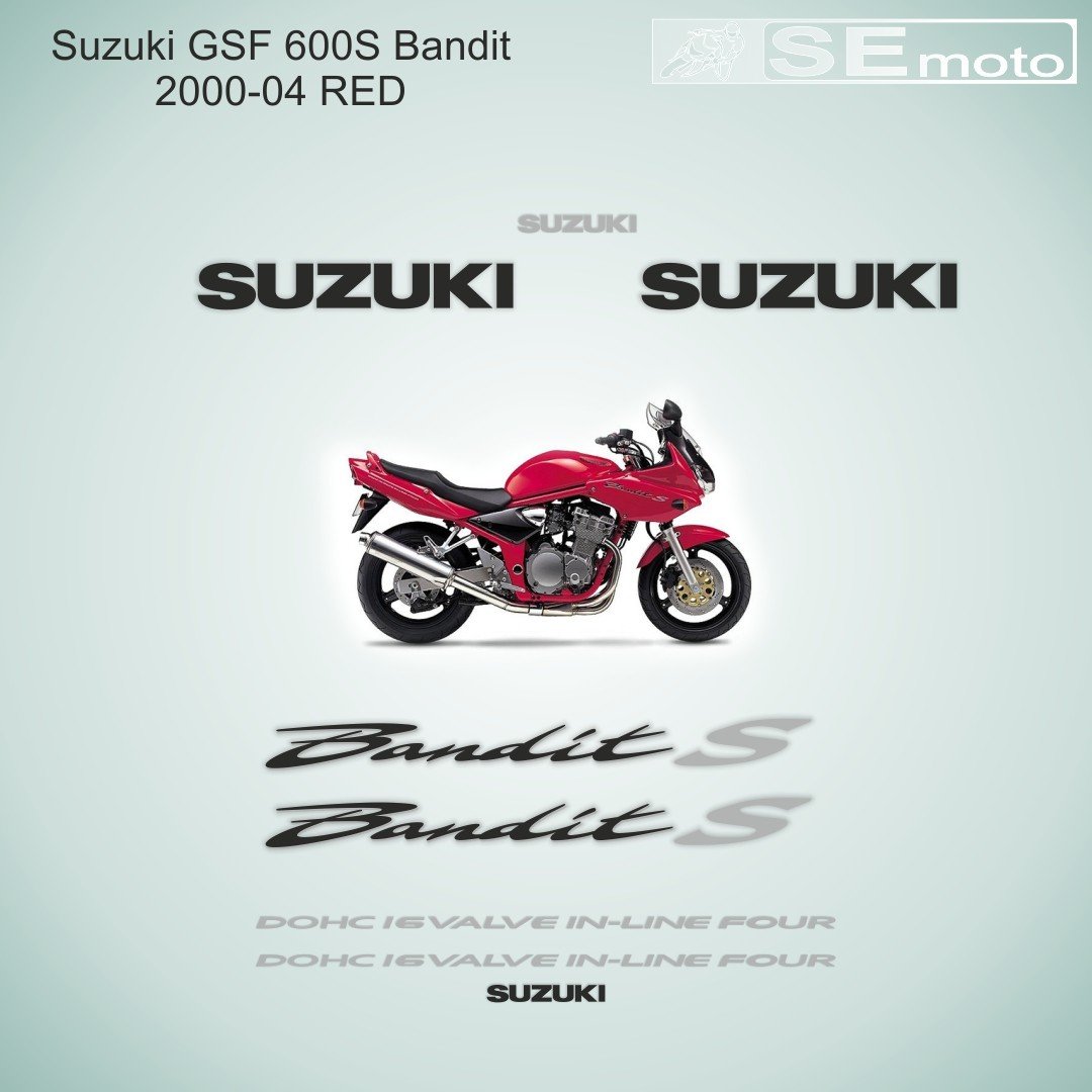 Suzuki GSF 600S Bandit 2000-04 г. красный
