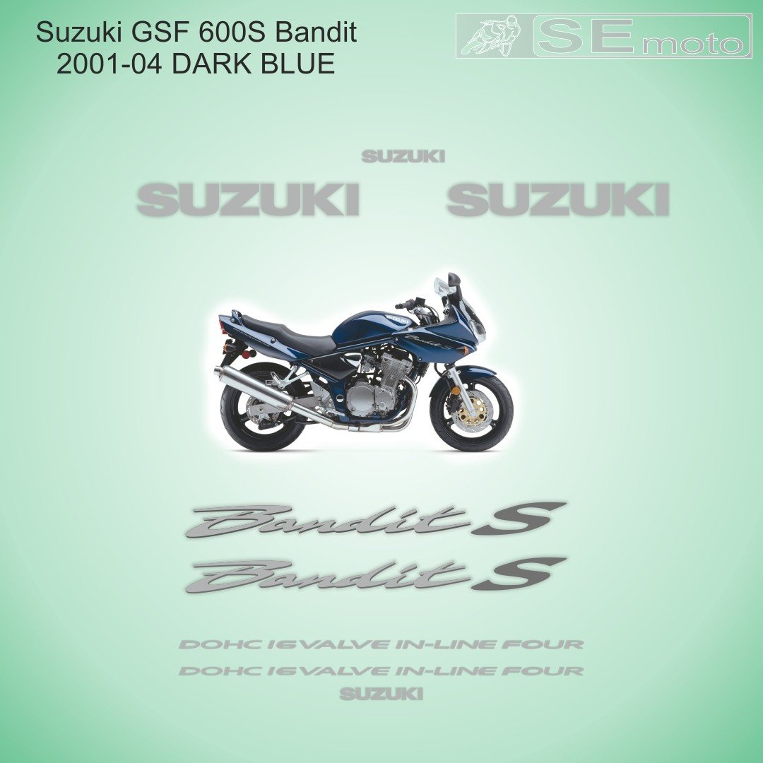 Suzuki GSF 600S Bandit 2001-04 г. темно-синий - фото