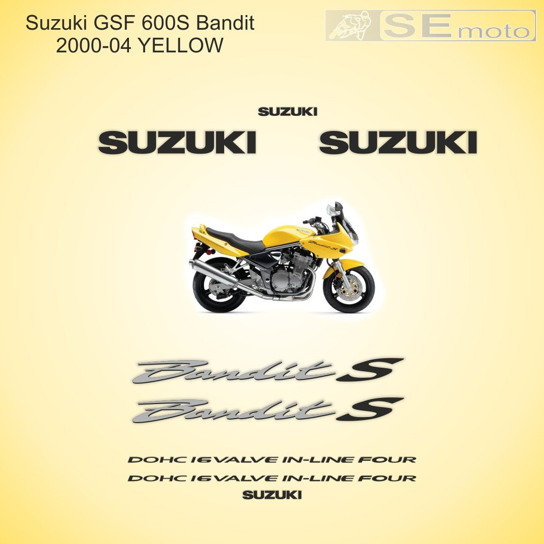 Suzuki GSF 600S Bandit 2000-04 г. желтый