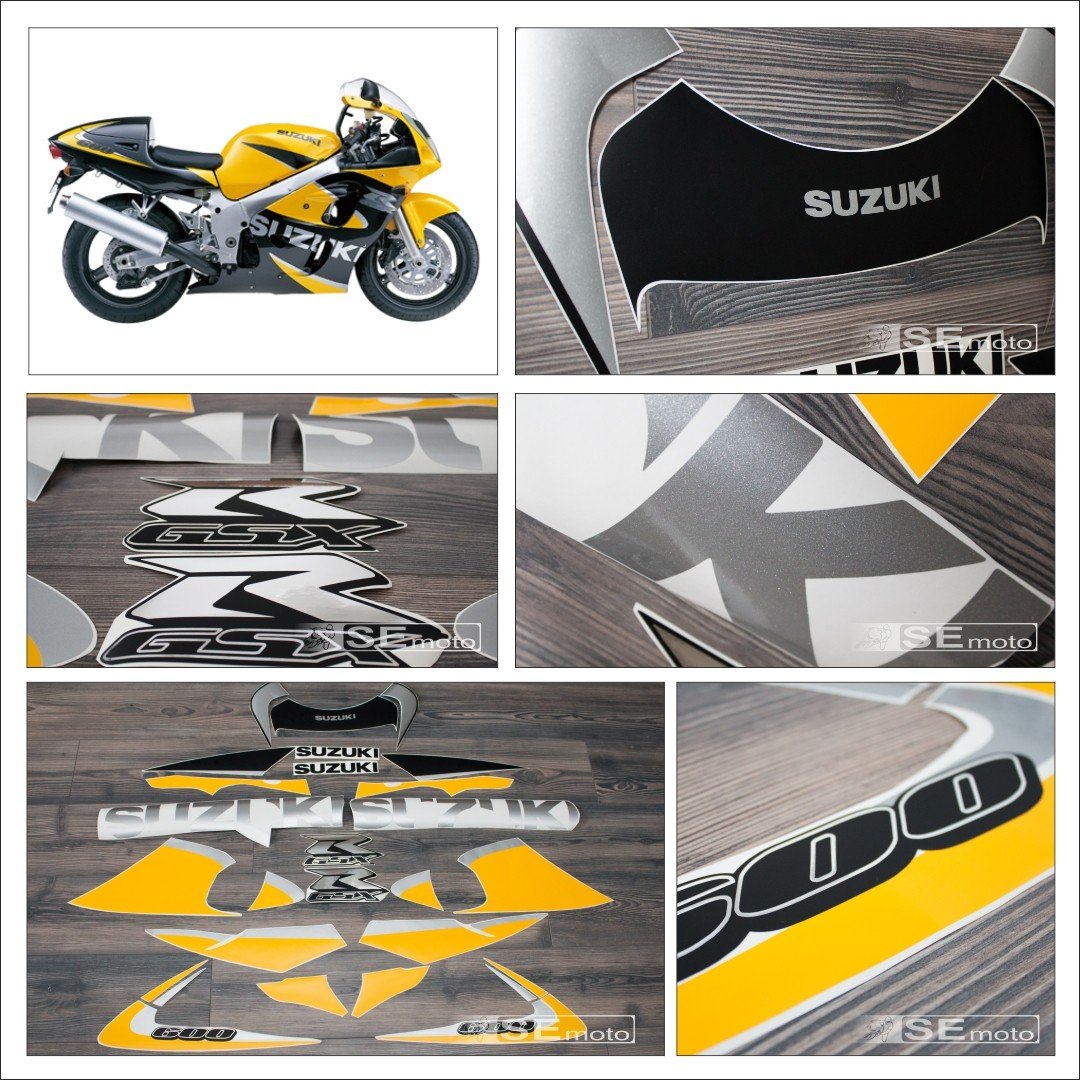 Suzuki GSX-R 600 2000 желтый - фото