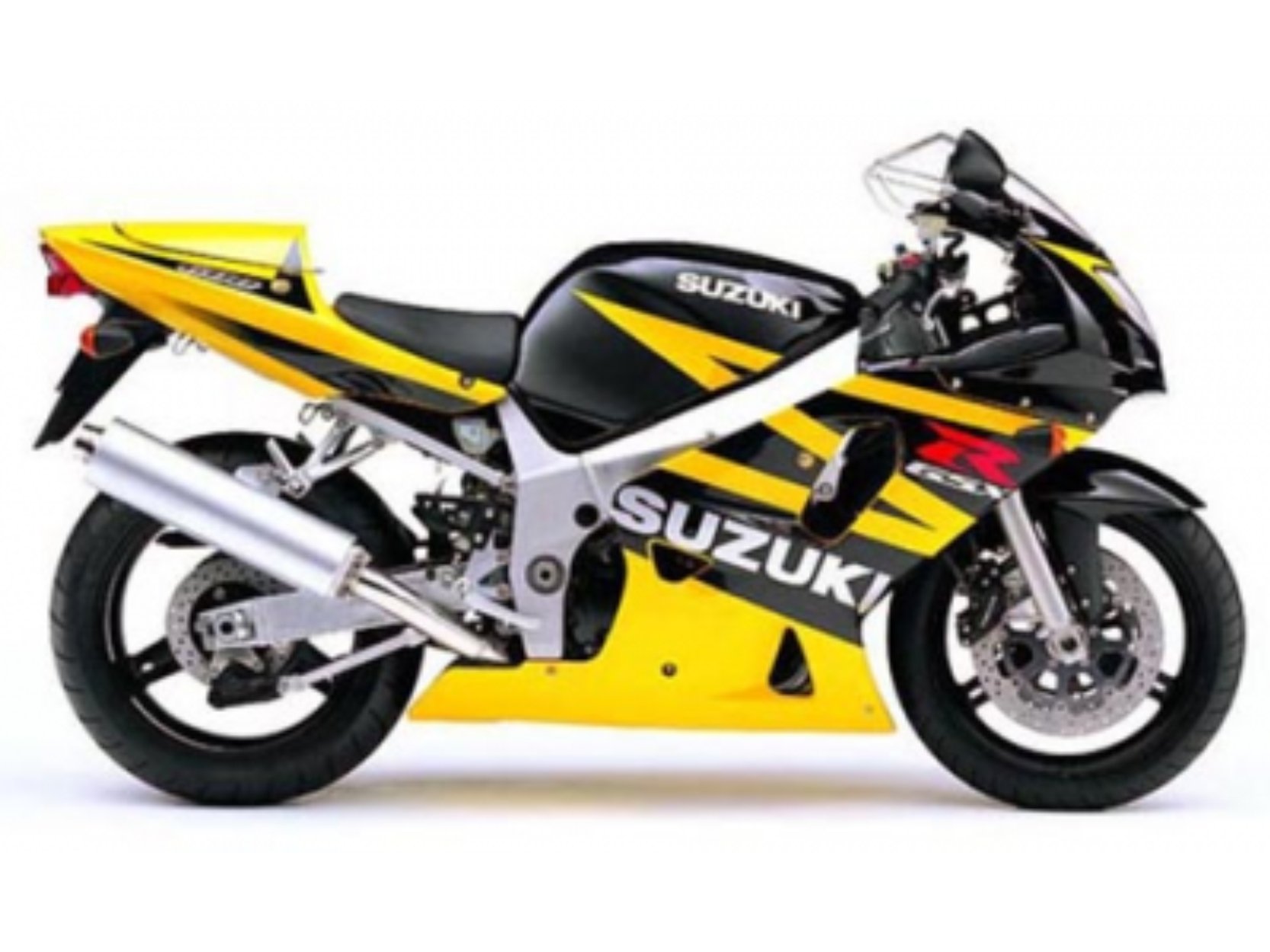 Suzuki GSX-R 600 2003 версия 2 желтый