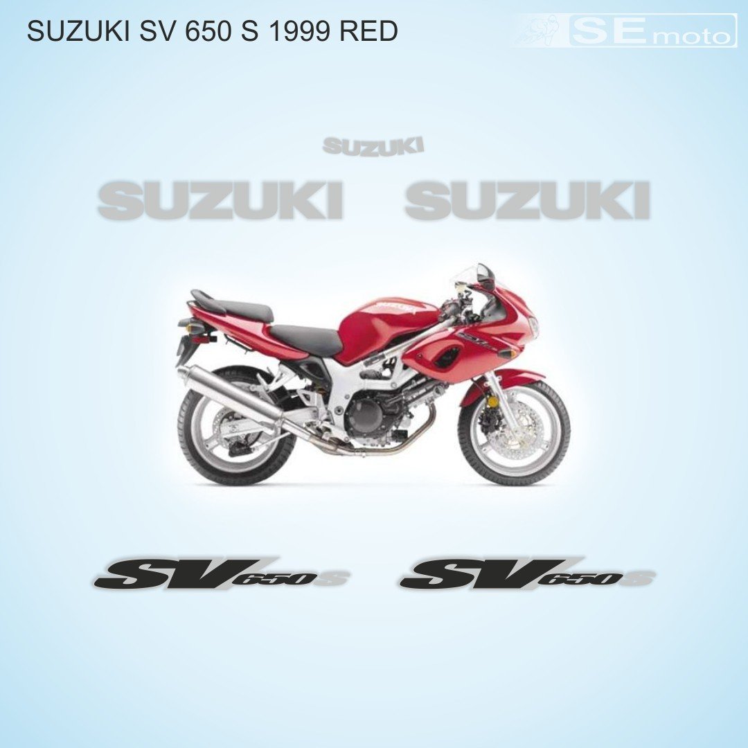SUZUKI SV 650 S 1999 красный - фото