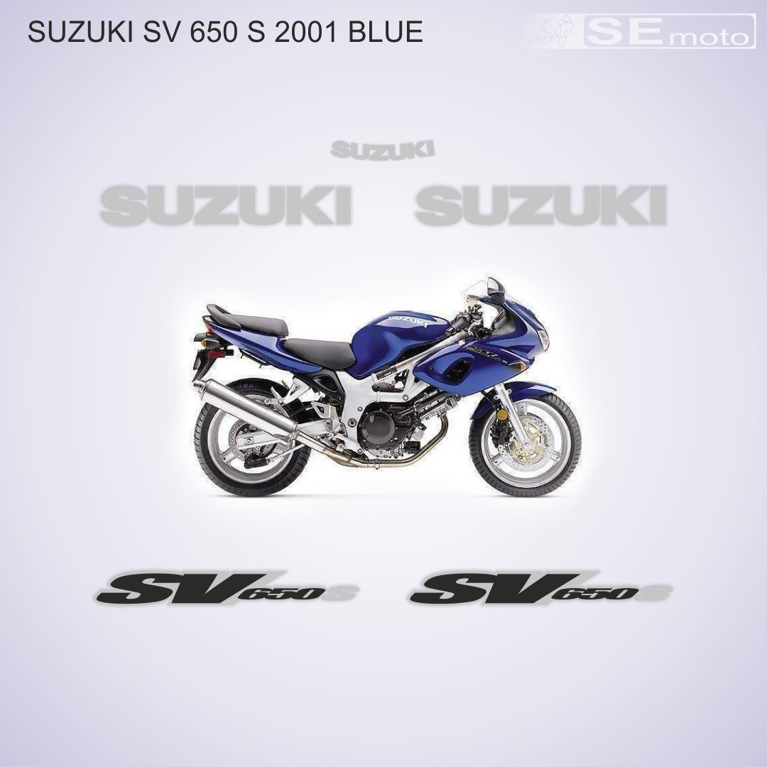 SUZUKI SV 650 S 2001 синий - фото