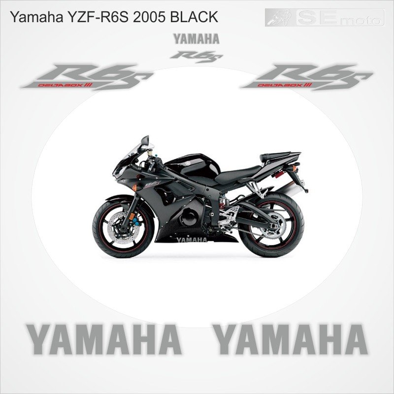 Yamaha YZF-R6s 2005 черный - фото