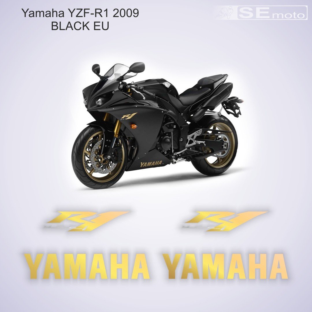 Yamaha YZF-R1 2009 черный европа- фото