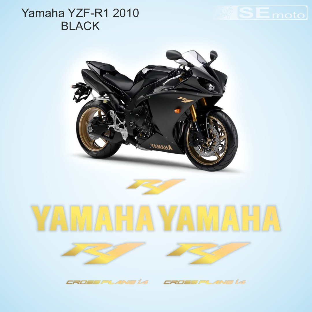 Yamaha YZF-R1 2010 черный- фото