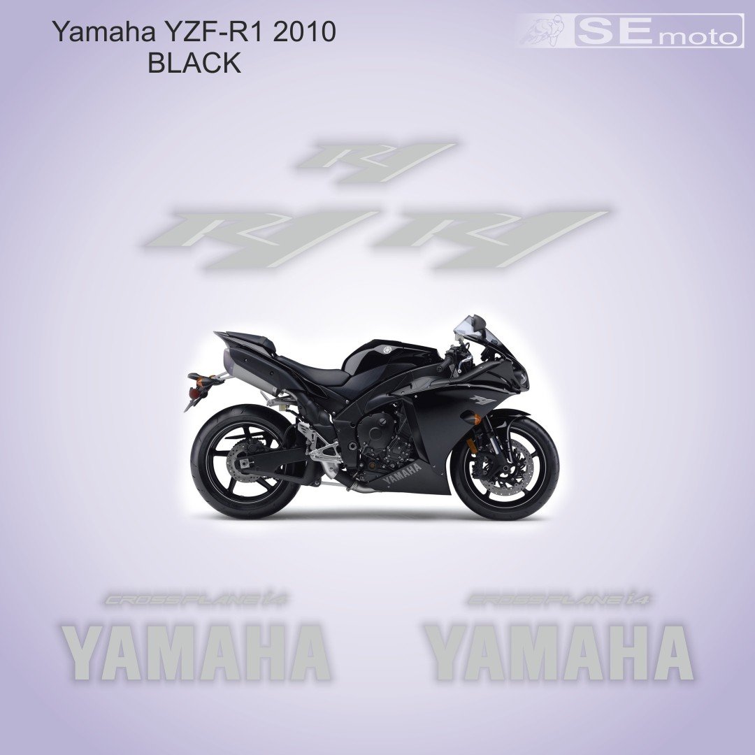 Yamaha YZF-R1 2010 черный - фото