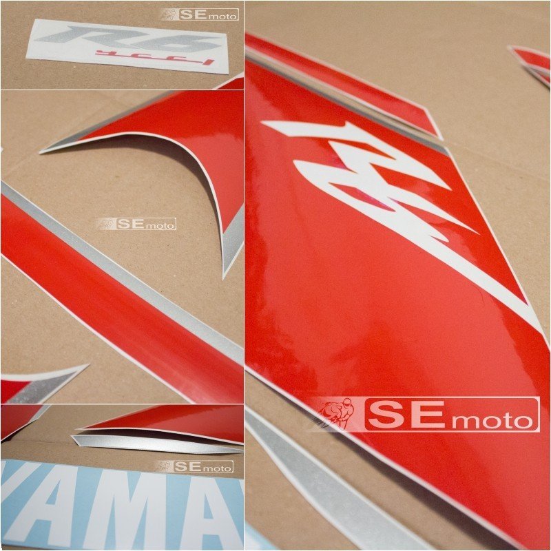 Yamaha YZF-R6 2008 бело-красный- фото4