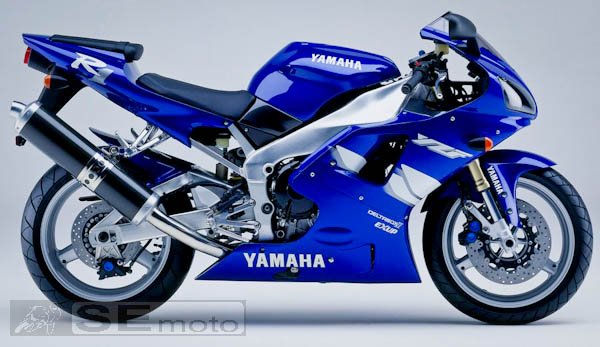 Yamaha YZF-R1 1999 синий - фото