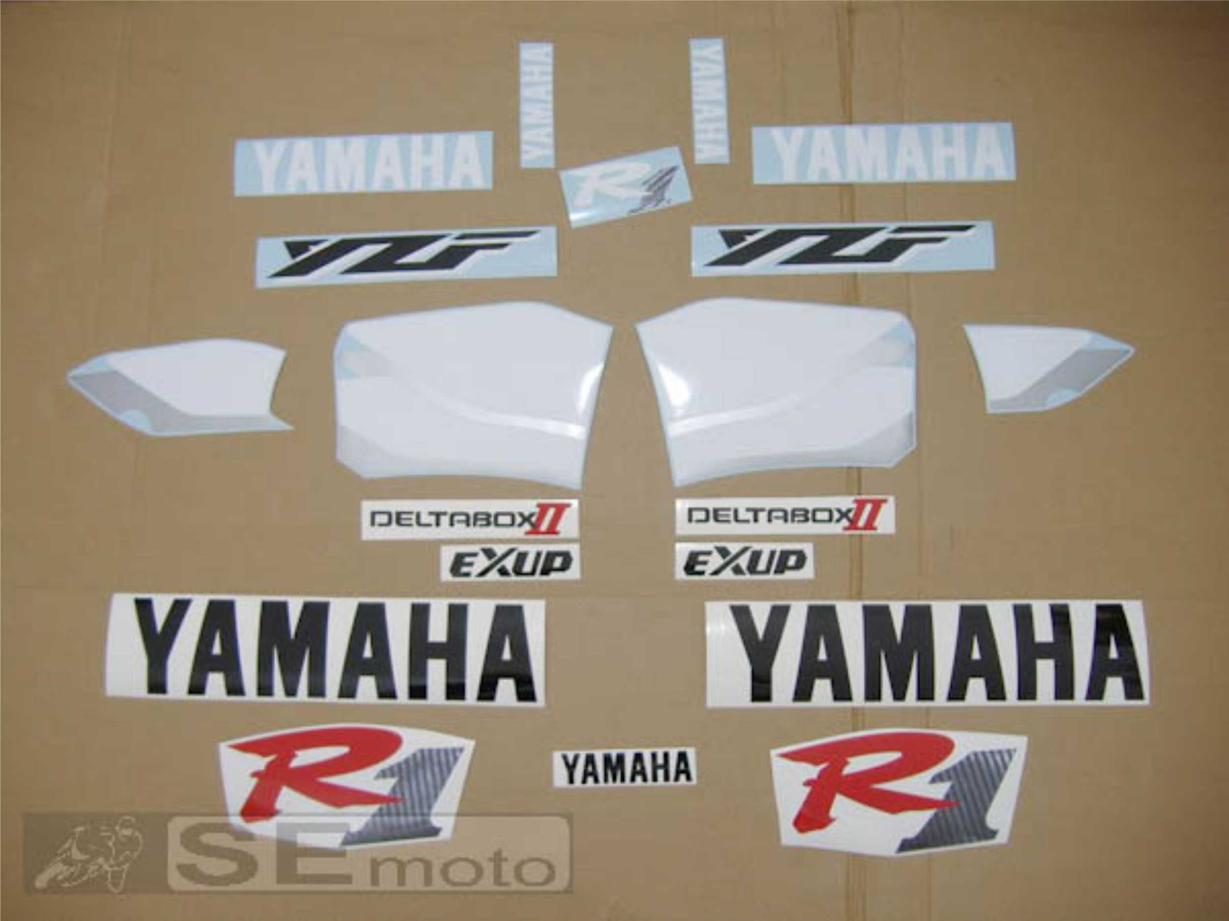 Yamaha YZF-R1 1999 бело-красный - фото2