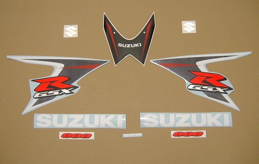 Suzuki GSX-R 600 2008 бело-синий- фото2