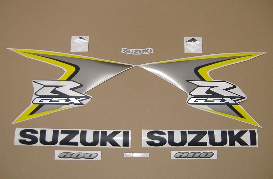 Suzuki GSX-R 600 2008 желтый - фото