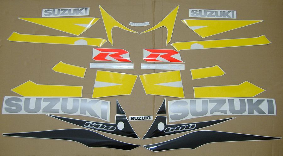 Suzuki GSX-R 600 2003 желтый- фото2