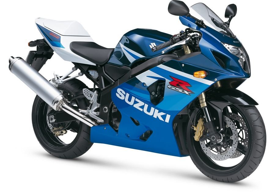 Suzuki GSX-R 600 2005 синий- фото