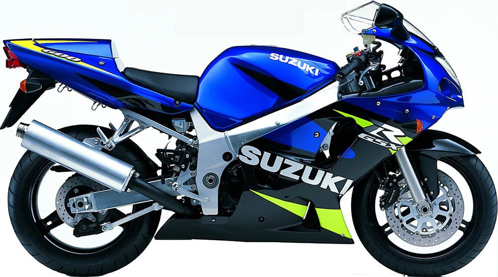 Suzuki GSX-R 600 2001 сине-черный- фото