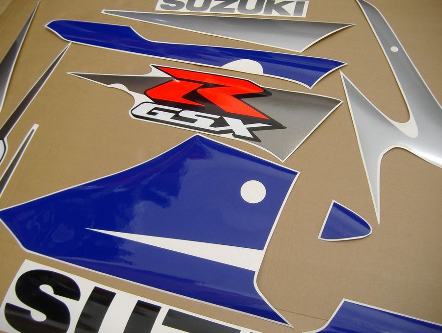 Suzuki GSX-R 600 2002 серо-синий- фото3