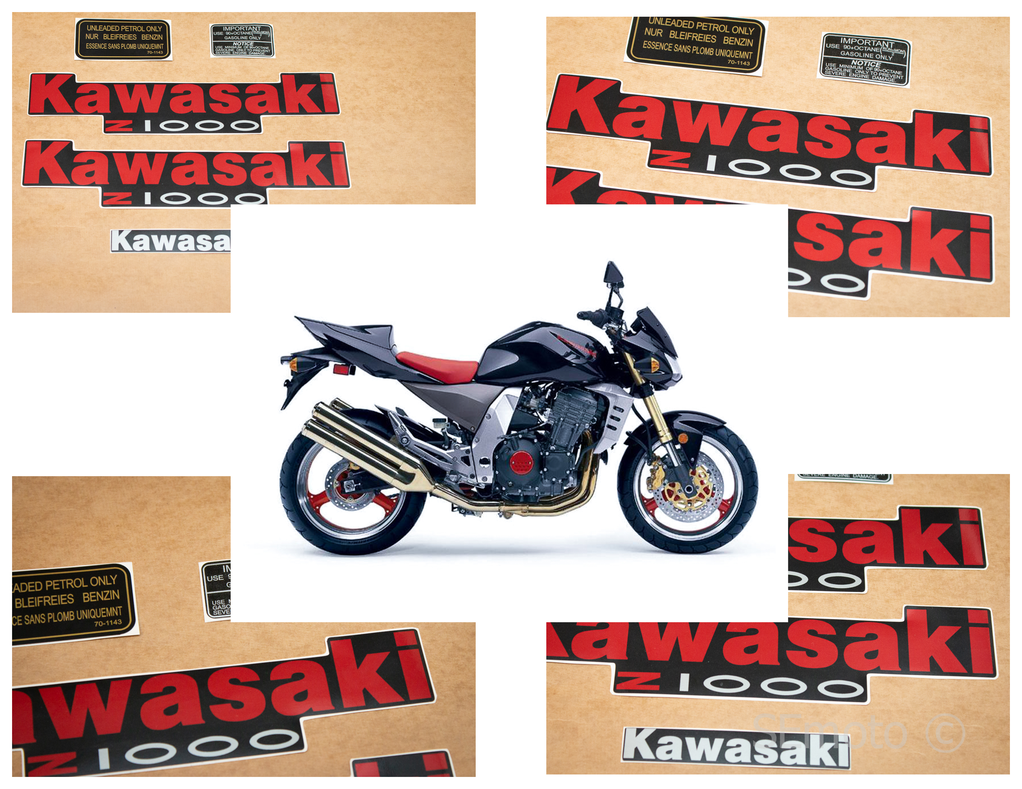 Kawasaki Z 1000 2003 чергный- фото