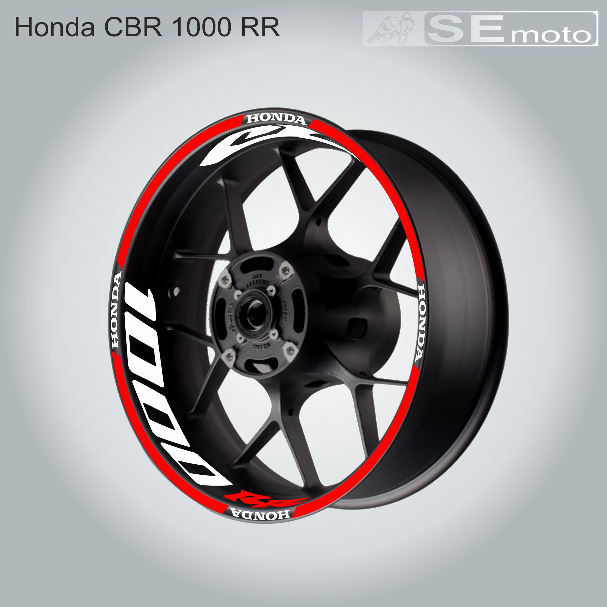 Наклейки на диски Honda CBR 1000 RR WR - фото