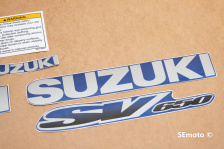 SUZUKI SV 650 1999-02 синий- фото5