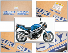 SUZUKI SV 650 1999-02 синий- фото