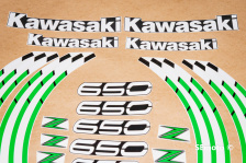 Наклейки на диски Kawasaki Z650- фото3