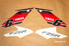 Yamaha FZ6R 2014 бело-черно-красный- фото2