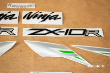 Kawasaki Ninja ZX-10R 2015 зеленый - фото