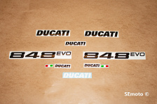 Ducati 848 evo WHITE- фото2