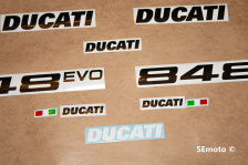 Ducati 848 evo WHITE- фото3