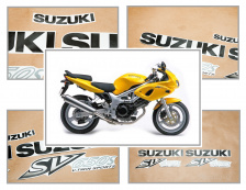 SUZUKI SV 650 S 2001 желтый- фото