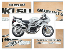 SUZUKI SV 650 S 2002 серебро - фото