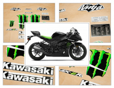 Kawasaki ZX-6R 2009 г. в. Monster Energy- фото