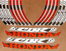 Наклейки на диски Honda CBR- фото5