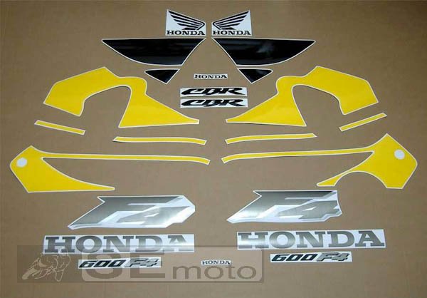 Honda CBR 600 F4 1999 г. в. желто-черный